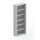 kantoorstelling,grondveld,HxBxD 2200x806x335mm,7xStalen bodem