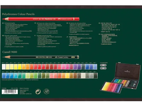 Kleurpotlood Faber-Castell Polychromos assorti kist á 48 stuks