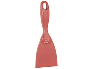 Vikan 40624 Hygiene Handschraper Recht 75mm Rood - 1