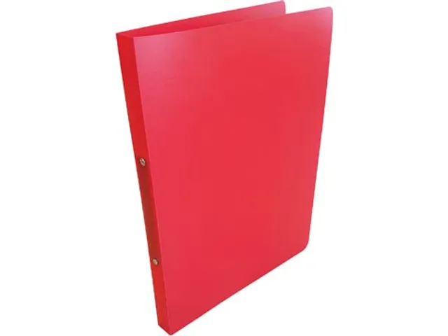 ringmap voor A4 uit PP 2 ringen van 16 mm rood