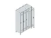 locker voor scheiding van kleding,HxBxD 1950x1200x500mm,4vak