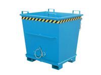 Bodemklepcontainer 1271x1040x1200mm 1m³ 2000kg Ral5012