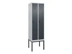 locker voor scheiding van kleding,HxBxD 2120x600x500mm,2vak