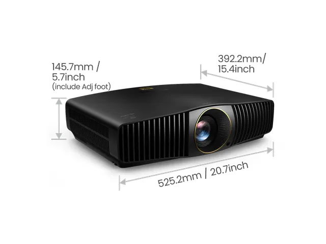 BenQ W5800, 2600 ANSI lumens, DLP, UHD 4K (3840x2160), 16:9, 2000000:1