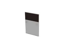baliepaneel bureau aanbouw rechts MP-lichtgrijs BN2036-bruin 800mm