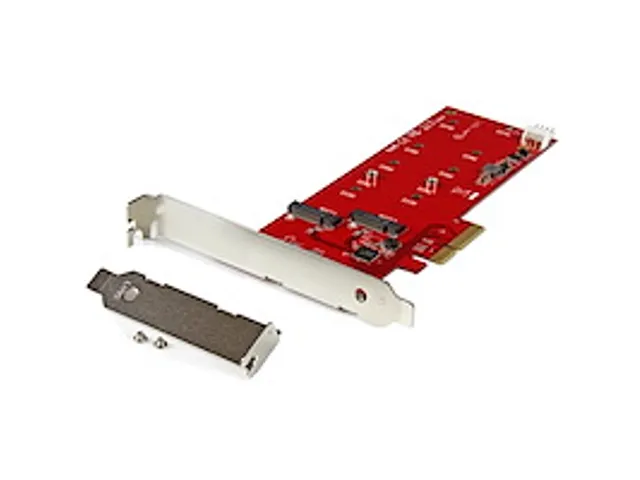 2x m.2 SSD Controller kaart - PCI Express kaart