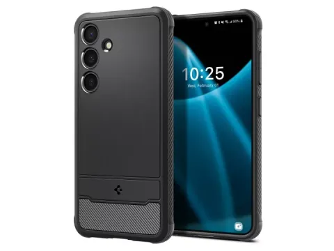 Spigen Rugged Armor Galaxy S24 hoesje zwart