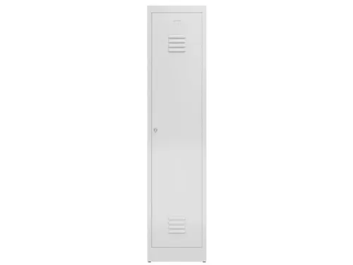 garderobekast,HxBxD 1800x415x500mm,1vak,klink,sokkel,romp RAL7035