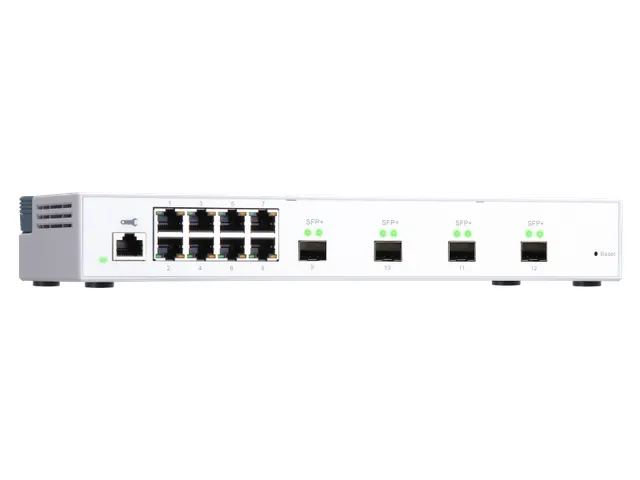 8x RJ45 1GbE, 4x 10GbE SFP+, Web Managed, 100-240VAC, 50/60 Hz, 42.5 x