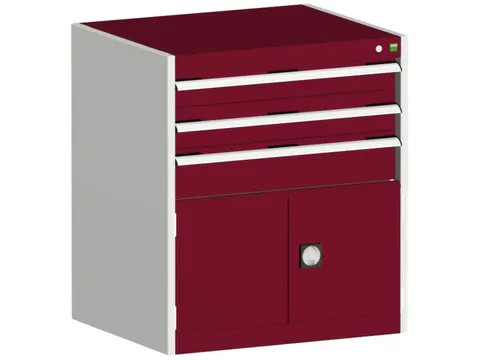 ladekast,HxBxD 900x800x525mm,3lade(n),m. lade voor normale belastingen