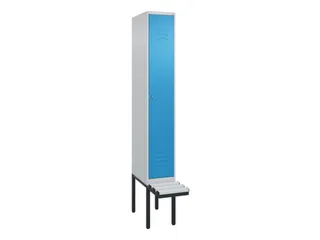 locker met bank,HxBxD 2120x300x815mm,1vak,vak B 300mm,cil.-slot - 1