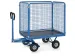 Handtrekwagens 6443l 700kg 1200x800mm Draadgaas Luchtbanden
