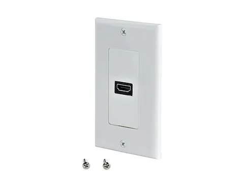 1-poort Vrouwelijke HDMI Wandcontactdoos Wit
