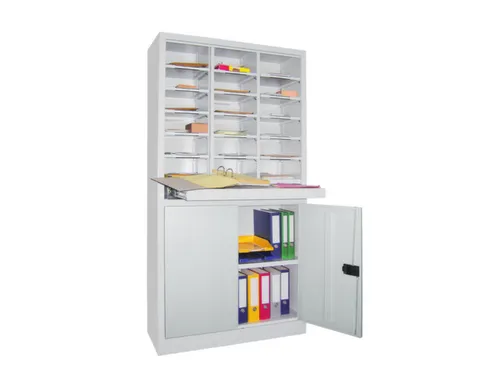 Postsorteerkast met Deuren 1950x1000x400mm 3x6 Vakken 1 Legbord
