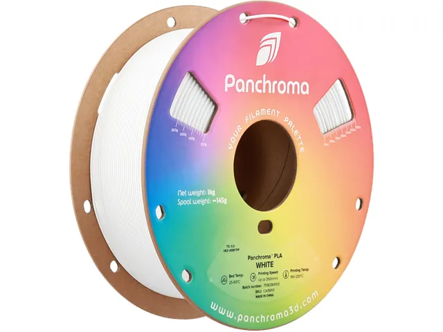PLA filament 1,75mm Wit 1kg Panchroma