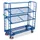 Bijzetwagen 3 Etages 400kg Laadvlak 1570x635mm Draadgaas
