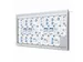 Outdoor mededelingenbord 27x A4 met logopaneel LED verlicht