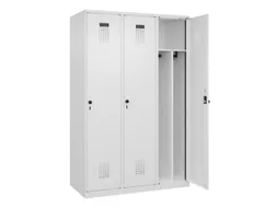 locker voor scheiding van kleding,HxBxD 1850x1200x500mm,3vak