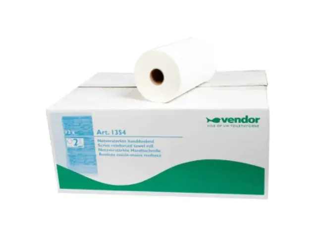 Vendor 1354K Handdoekrol Tissue Netversterkt 2-Laags 6x60 meter