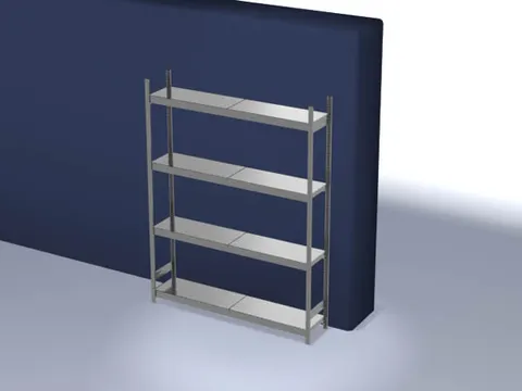 breedvakstelling,grondveld,HxBxD 2500x2070x435mm,vakl. 350kg