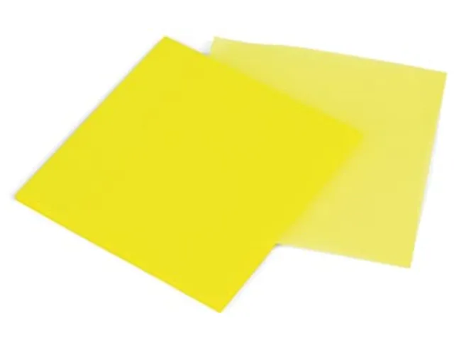 Memoblok Transparante Notes, Ft 76x76mm, 50 Vel, Geel