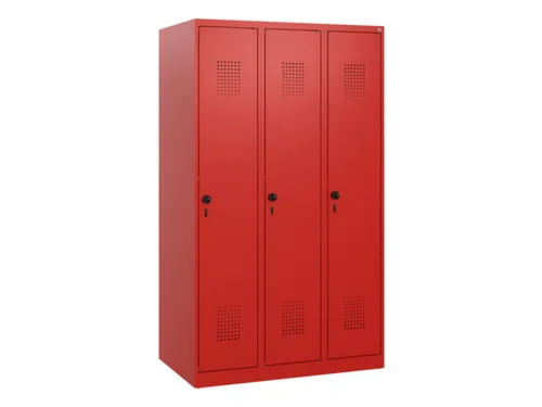 schoollocker,HxBxD 1530x900x500mm,3vak,vak B 300mm,draaigrendel