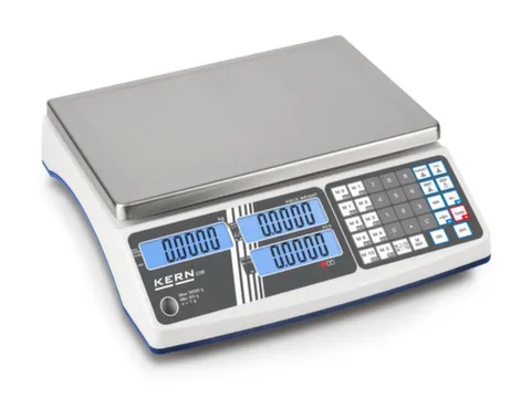 cijferweegschaal,platform BxD 315x215mm,RVS,weegbereik 6kg