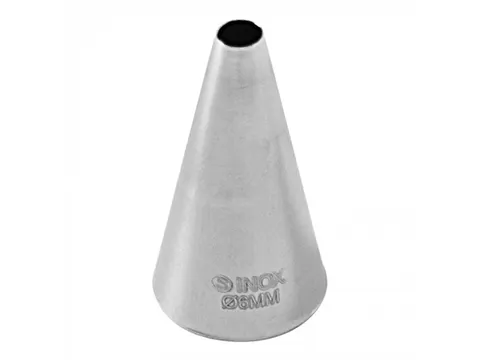 Spuitje rvs glad 03 Ø6mm