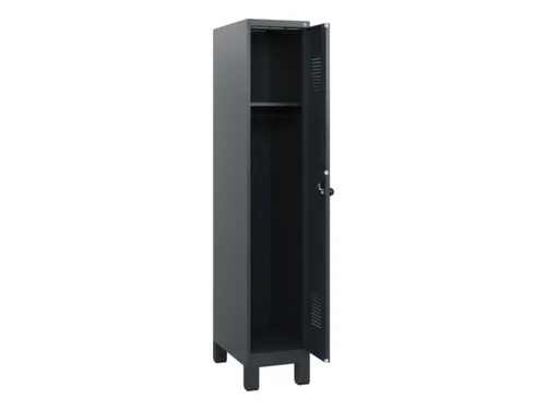 schoollocker,HxBxD 1630x300x500mm,1vak,vak B 300mm,draaigrendel,voeten