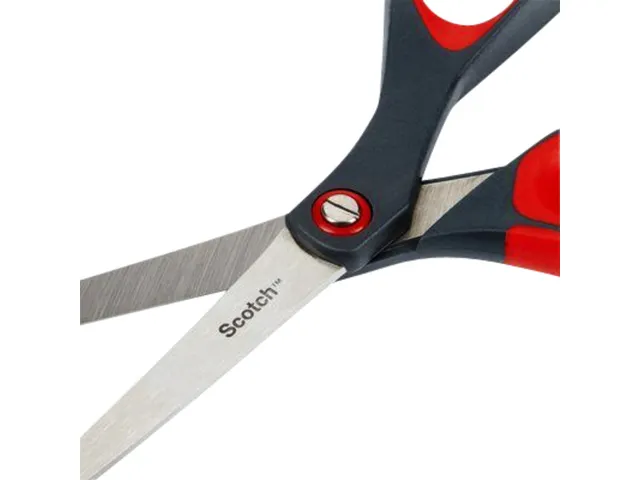 Schaar Scotch 20cm precision rood blister