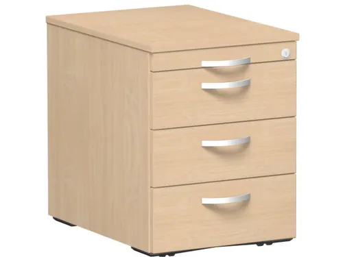 mobiel ladeblok,HxBxD 570x430x600mm,3lade(n),beuken