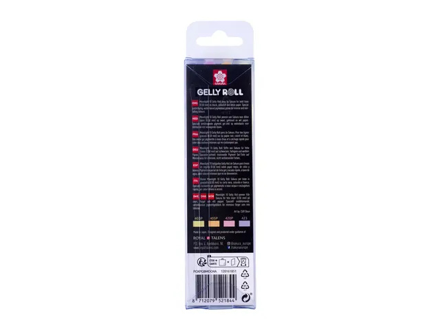 Gelschrijver Sakura Gelly Roll 1.0mm Moonlight 10 Sunrise 4 stuks