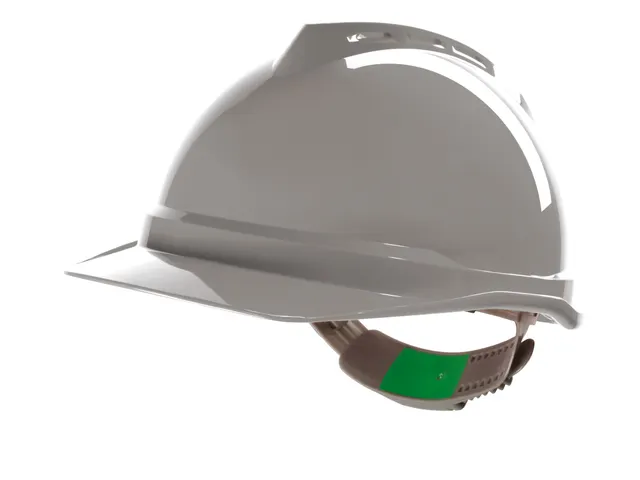 MSA V-Gard 500 ongeventileerde veiligheidshelm met Push-Key binnenwerk