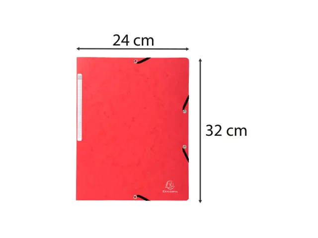 Elastomap Nature Future zonder kleppen A4, 400 g/m², rood karton