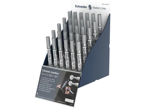 Chrome marker Schneider Paint-It 060/061 SIS display 30 stuks 0.8 en 2