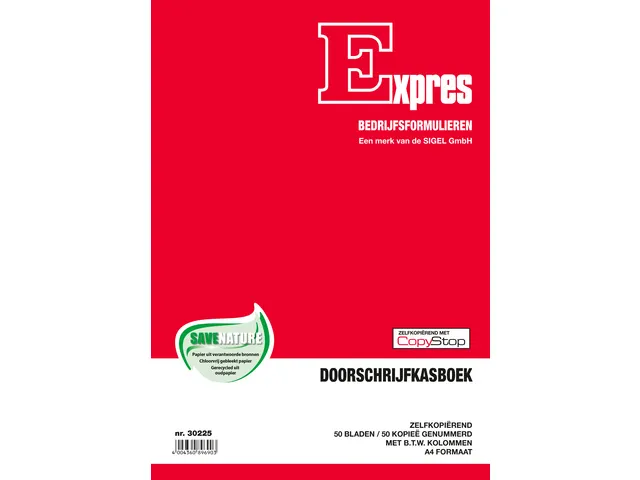 Livre de copies carbone Sigel Expres avec colonne TVA A4 2x50 feuilles
