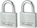 Master Lock cadenas avec serrure à clé, modèle 9130EURT, paquet de