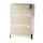 Verrijdbaar Ladeblok 642x390x436mm 4laden Romp Wit Front Beuken