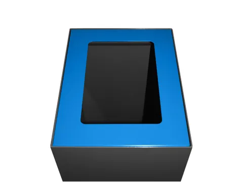 Top modulaire afvalscheidingsunit 60 liter Blauw