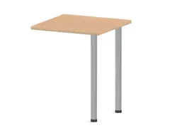 aanbouwtafel,i.h.v.,HxBxD 720-840x600x600mm,NE-esdoorn