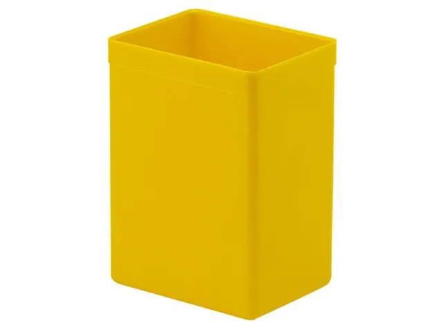 inzetbak v. stapelbak 26l HxLxB 122x94x73mm PP geel 30 stuks