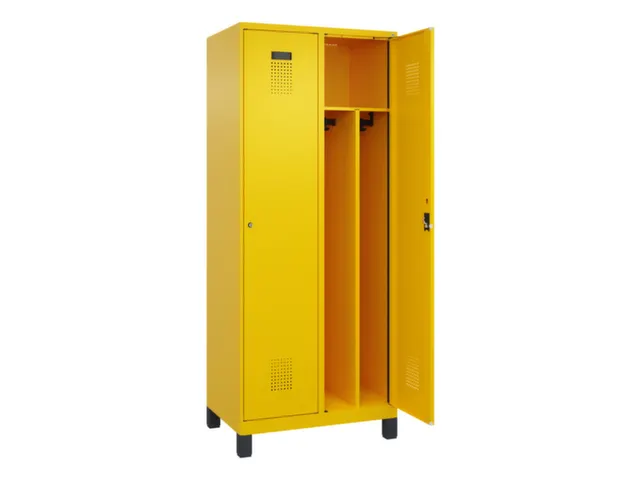 locker voor scheiding van kleding,HxBxD 1950x800x500mm,2vak