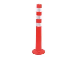 afzetpaal,rond,HxBxD 760x200x200mm,PU,fluorescerend