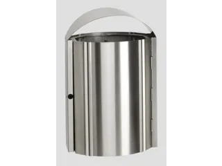 Wandafvalbak RVS 50 liter HxB 790x480mm binnenbak verzinkt - 4