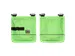 Tricorp 652012 Swing Pockets Cordura Toolpocket Limoen groen set van 2