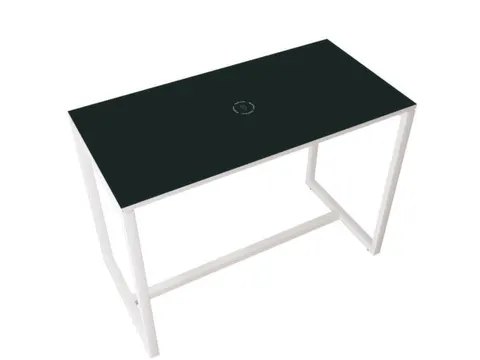 statafel,HxBxD 1100x1500x750mm,rechthoekig,sledeframe wit