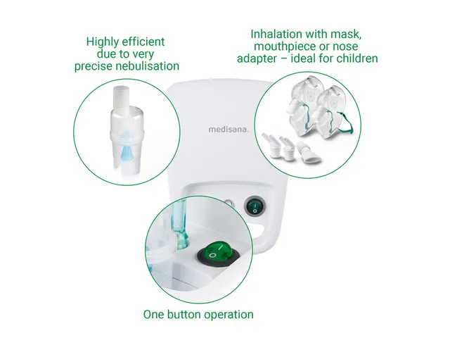 Medisana IN 540 Inhalator met compressor persluchttechnologie