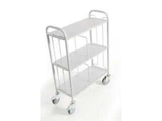 Dossierwagen 150kg 3 Etages 1100x710x290mm Ral7035 - 1
