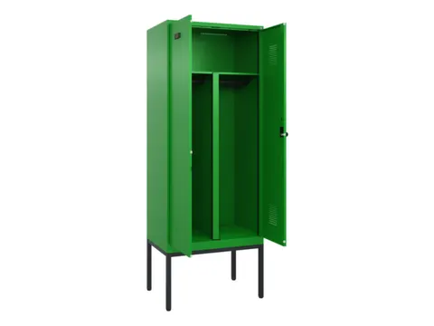 PBM-locker,HxBxD 2120x800x500mm,2vak,vak B 400mm,draaigrendel