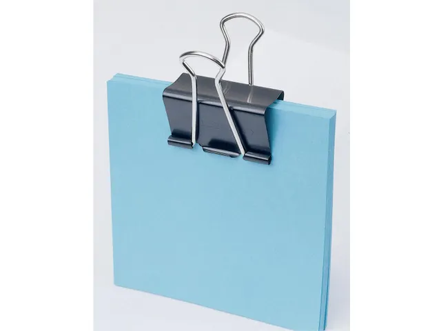 Papierklem Zwart 24mm Doos 10 Stuks